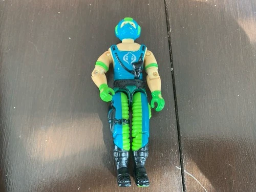 Vintage 1984 GI Joe Cobra Copperhead (Water Moccasin Driver) Action Figure 3.75”