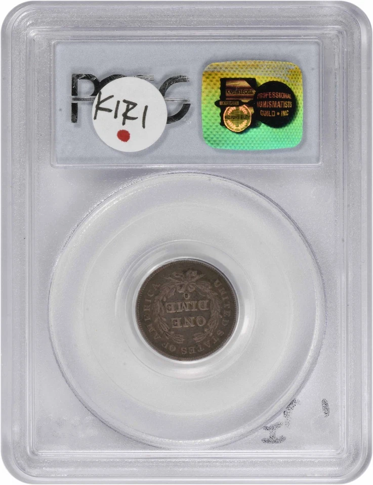 1838-O Liberty Seated Silver Dime No Stars VF35PCGS - Image 2 of 4