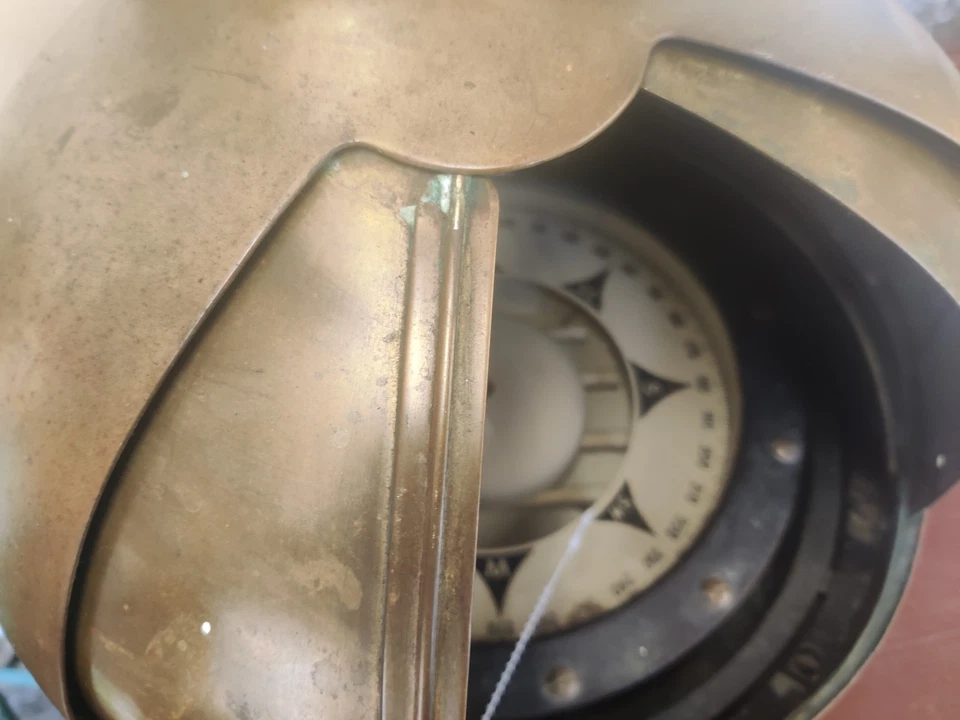 Brújula de barco auténtica de colección - John E. Hand & Sons Co., Philadelphia Foto 4 de 4