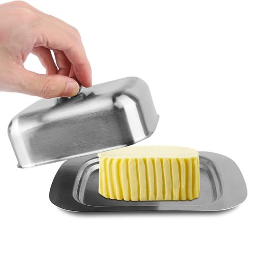 Kitchen Butter Storage Box Transparent Top Cheese Container With Clear Cover - Picture 6 of 8