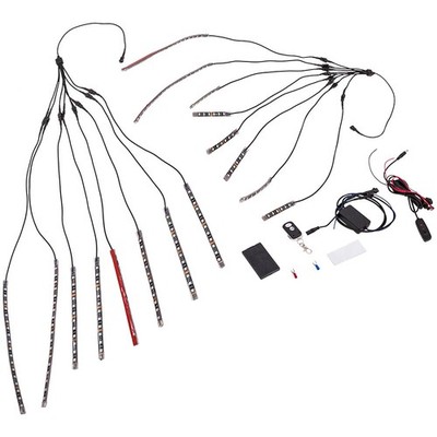 Multicolor LED Rock Light System 16 Pods mit Musik Modus for Jeep Truck Boot