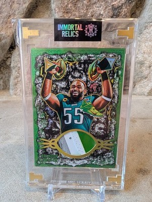 Spector Immortal Relics Brandon Graham Game-Worn SB LIX Tri-Color Relic /125