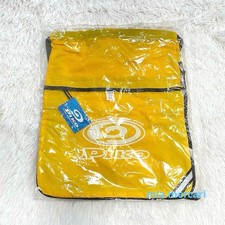Bolsa de gimnasio amarilla P Pico Y2K años 2000 etiqueta de botones