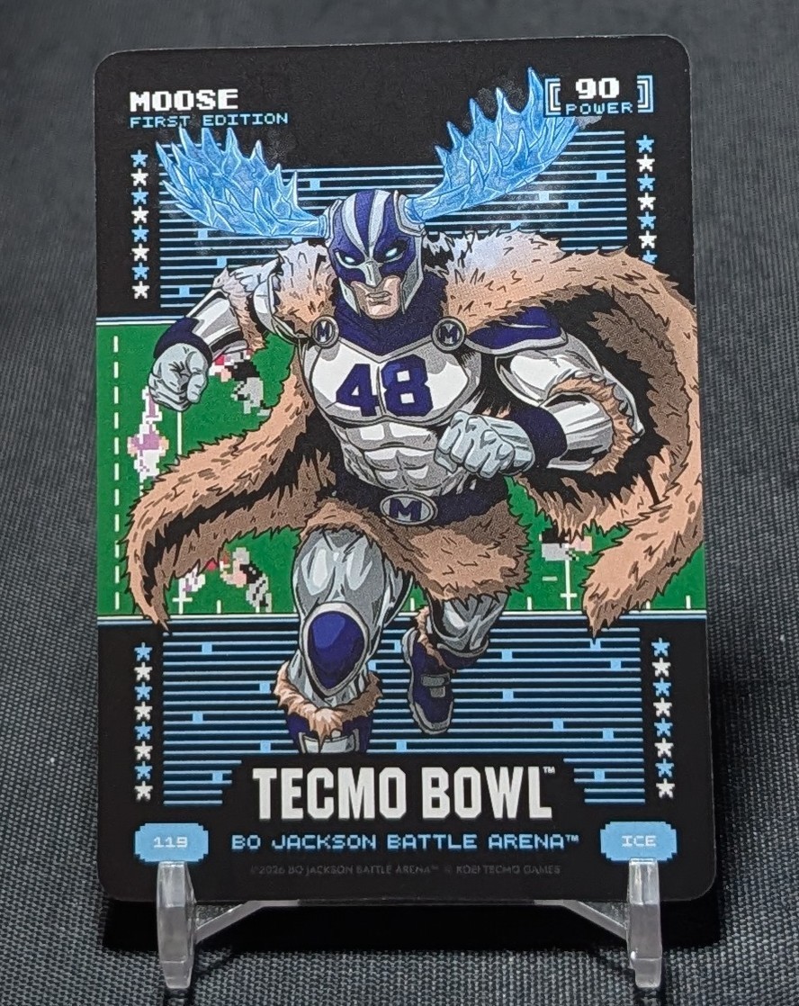 Daryl MOOSE Johnston Ice 2026 Bo Jackson Battle Arena TECMO BOWL #119 Cowboys