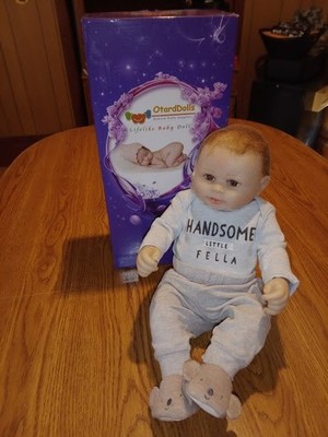 Otard Dolls Realistic New Born Baby Doll with Many Outfits & Accessories LikeNew