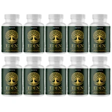 Eden Capsules Intestinal Flora & Digestive Support Supplement - 10 Bottles