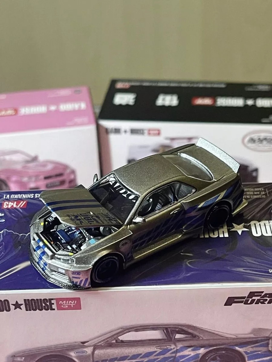 ミニカー KAIDO HOUSE NISSAN SKYLINE GT-R R34 Kaido House x Mini GT Nissan Skyline GTR R34 CUSTOM Brian O Connor