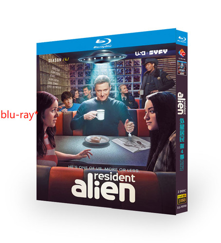 Resident Alien Season 4 (2025) 2 dischi 1080P All RegionPlay scatola sigillante - Foto 1 di 2