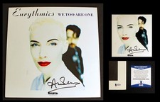 Beckett COA - ANNIE LENNOX SIGNED Insert + New Vinyl - We Too Are One Eurythmics