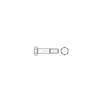 DIN 609 Sechskant-Passschraube M12X100 Stahl 8.8 Blank M. Gewindezapfen 10 Stk