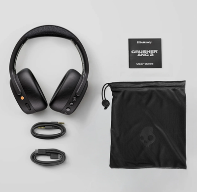 Skullcandy Crusher ANC 2 Bluetooth Wireless Headphones - Black