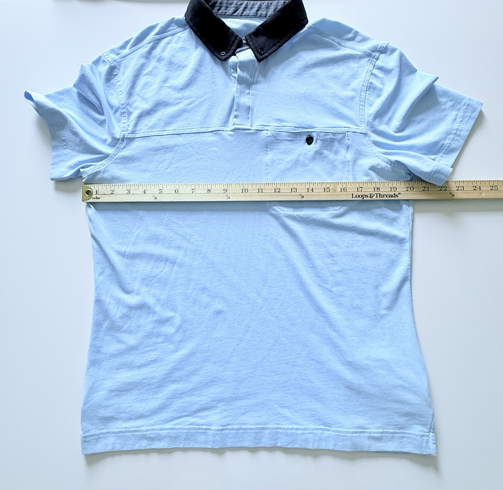 Lululemon Evolution Men’s Blue Button Down Collar… - image 7