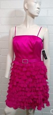 NEW Alex & Eve FORMAL DRESS Size 6 SPAGHETTI STRAP SATEEN~TULLE LIPSTICK COLOR