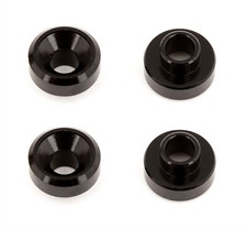 Image of NEW Associated Servo Washers, aluminum, black (4)