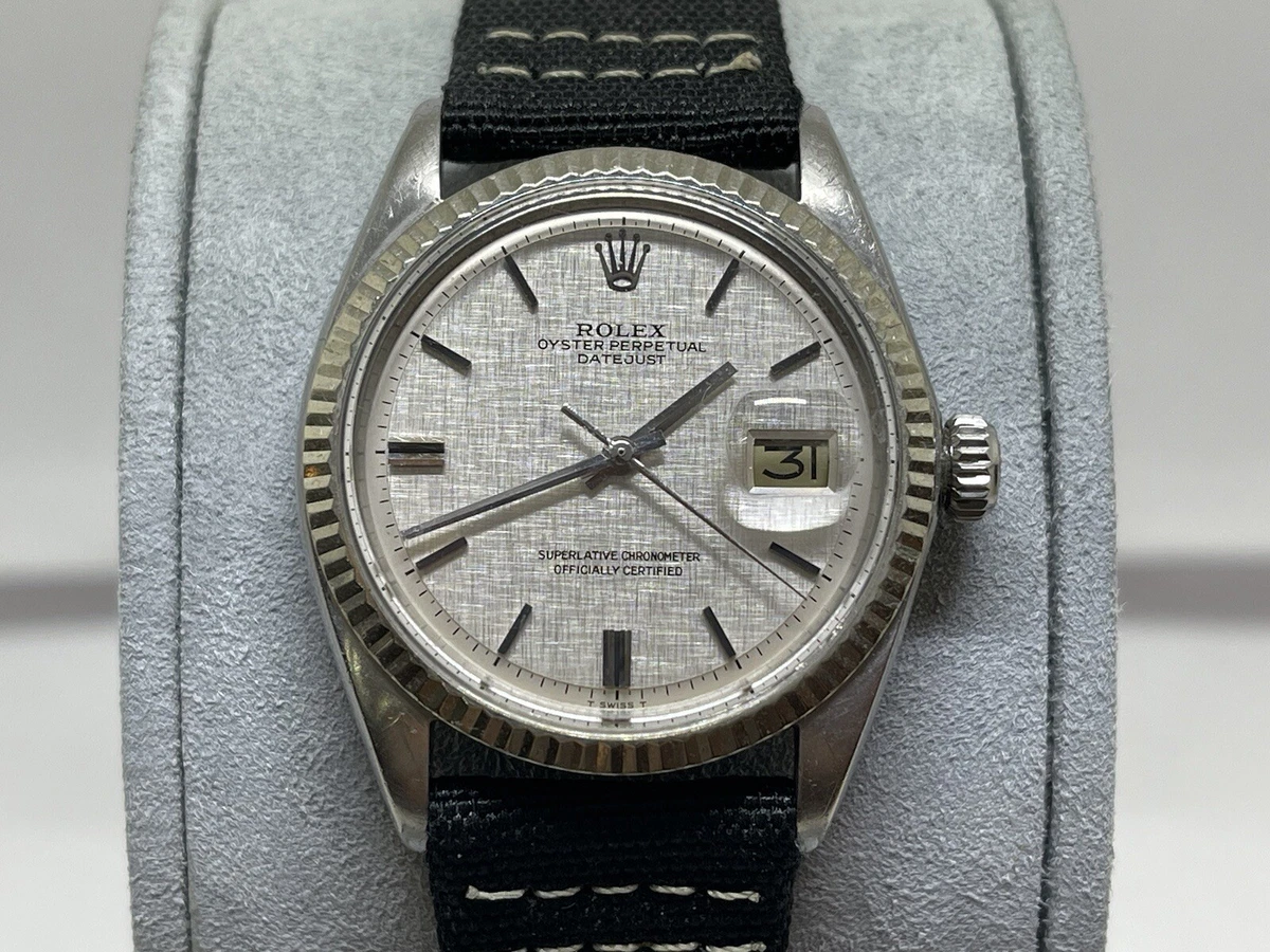 Linen top dial datejust