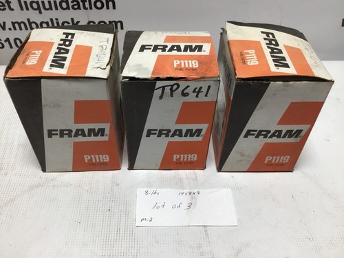 Fram P1119 Fuel Filter Cross Reference Napa 3351 TP641 lot of 3 - 第 5/5 張圖片