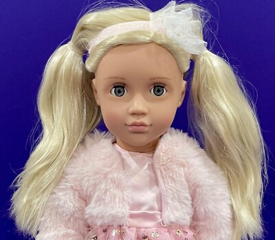 Our Generation By Battat 18  Retro Doll - Liah Blond/Blue Eyes original outfit