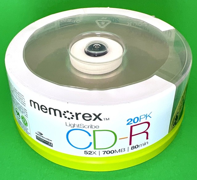 Memorex Light Scribe CD-R supporto vuoto 20 pk - stampe incisione laser direttamente su disco Memorex Light Scribe CD-R supporto vuoto 20 pk - stampe incisione laser direttamente su disco
