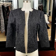 Vintage Cachet Jacket Women s Size L Crushed Look