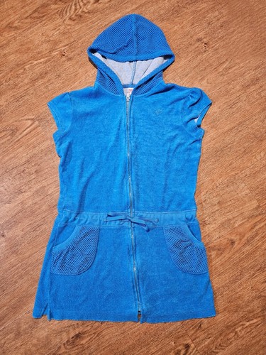 Girls Justice Blue Swim Cover up Size 16 EUC