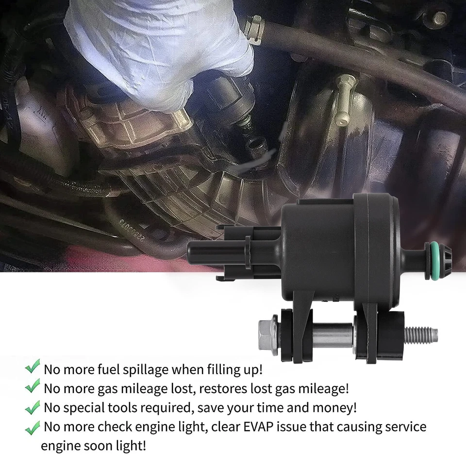 Electroválvula de purga de bote de vapor para GMC Acadia Terrain Chevy Buick Cadillac Foto 4 de 4