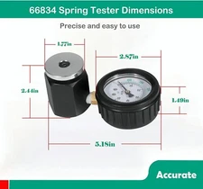 Universal Mini Valve Spring Pressure Tester Gauge - 0-700 PSI  0-50 KG/CM2