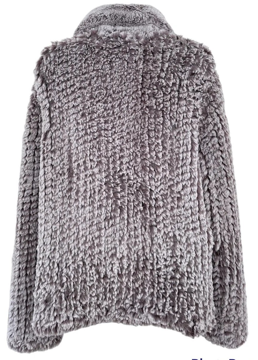 (取寄) アヴェックレフィー レディース フォー ファー ジャケット Avec Les Filles women Faux Fur Trucket Jacket Mink- Java Avec Les Filles Women's Sz M Gray Faux Fur Full Zip Coat Jacket | eBay