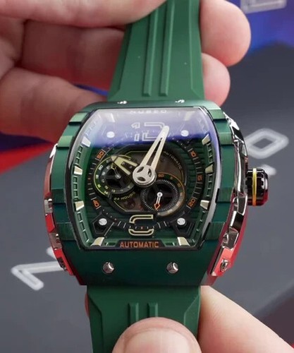 Nubeo Magellan Dark Green 24 HR Automatic Watch - Picture 2 of 5