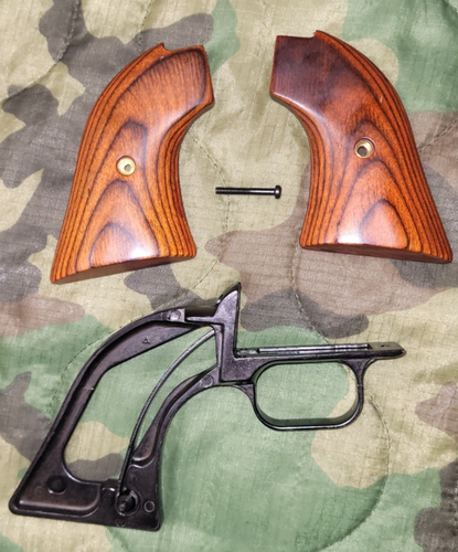 Heritage MFG Rough Rider Plow handle Cocoa boa grips and Back strap