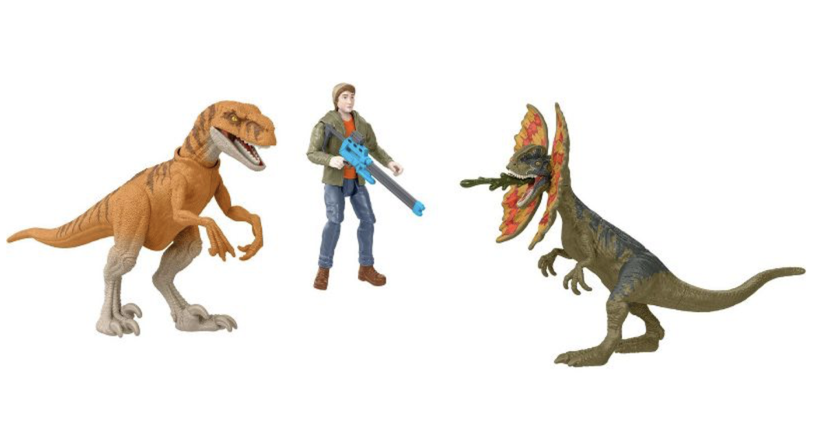 ジュラシックカオス理論 ベンエスケープ フィギュアパック Jurassic World: Chaos Theory Ben Escape Figure Pack New With Box