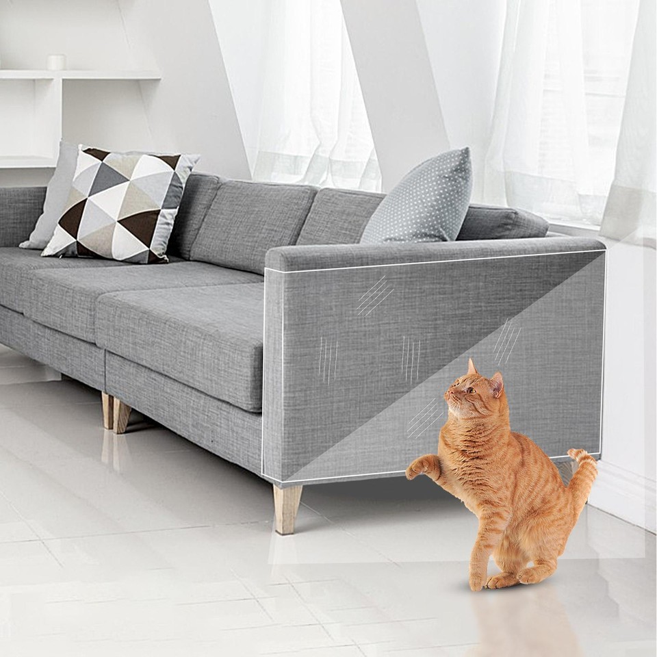 1Roll Cat Scratch Furniture Guards Couch Protector AntiScratch Cat