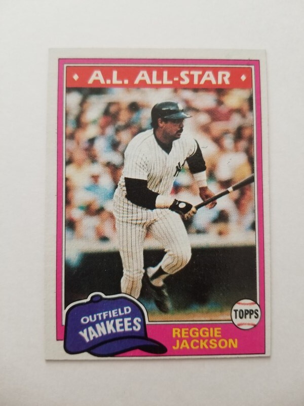 REGGIE JACKSON 1981 TOPPS BASEBALL CARD #400 NEW YORK YANKEES | eBay