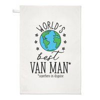 World's Best Transporter Mann Geschirrtuch SpüLlappen Lustig Favorit Kurier