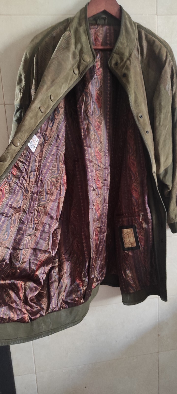 Vtg  Melchinger Ulbricht PatchWork SnakePrint Lea… - image 19