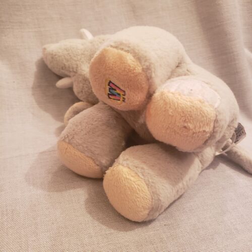 Ganz Webkinz HM167 Velvety Elephant Plush Gray Stuffed Animal Toy Grey Beans - Picture 3 of 6