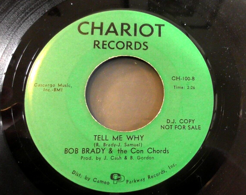 NORTHERN SOUL - Bob Brady & The Con Chords - Goodbye Baby - RARE DEMO NEAR MINT - Picture 2 of 2
