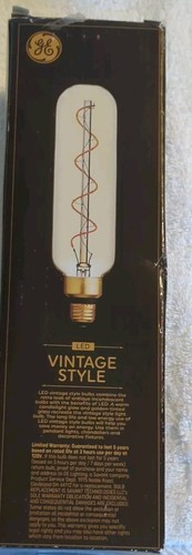 GE 6.5W 40W Equivalent LED Light Bulb Amber Glass Warm Candle - Picture 6 of 15