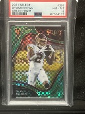 2021 Green Select Field Lvl dyami  brown /5 rc Psa 8