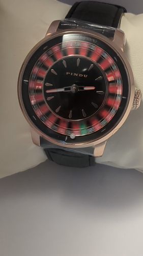 2024 PINDU Reloj Automático de Lujo para Hombre 5ATM Casino Tourbillon Ruleta Giratoria - Vídeo 1 de 1