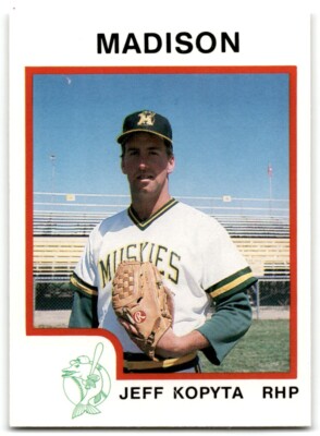 1987 ProCards Jeff Kopyta Madison Muskies #505
