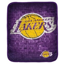 NBA Los Angeles Lakers 60x80 Raschel Street DesignBlanket, Team Colors, One Size