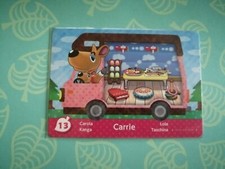 13 Carrie RV card Welcome Amiibo Animal Cr...