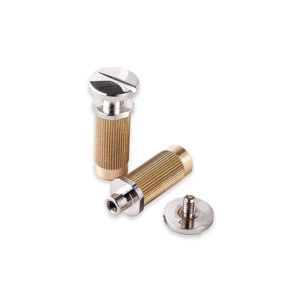TonePros SPRS2 Imperial Locking Wraparound Tailpiece Posts and Bushings (Nickel)