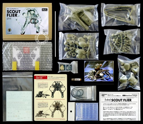 Ma.K Rainbow Egg SF3D 1/20 Scout Flier S-F-2U MK-09 Resin Model Kit (4)* - Picture 3 of 24