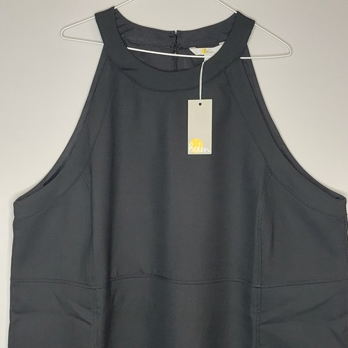 Nuevo Vestido Boden 20-22 R Plus Sin Mangas Mezcla Lana Hasta la Rodilla Minimalista - Imagen 5 de 14