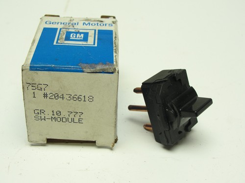 NOS GM Front Door Window Switch 20436618 1991 92 93 CAVALIER SUNBIRD HUMMER - 第 1/3 張圖片