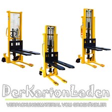 MIDORI Hochhubwagen Handstapler Hydraulik Deichselstapler Stapler Hubwagen PU