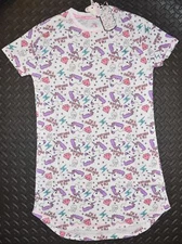 Unicorn PRIMARK NIGHTIE T Shirt I'm A Unicorn Emoji PJ Sizes 4 - 20 NEW