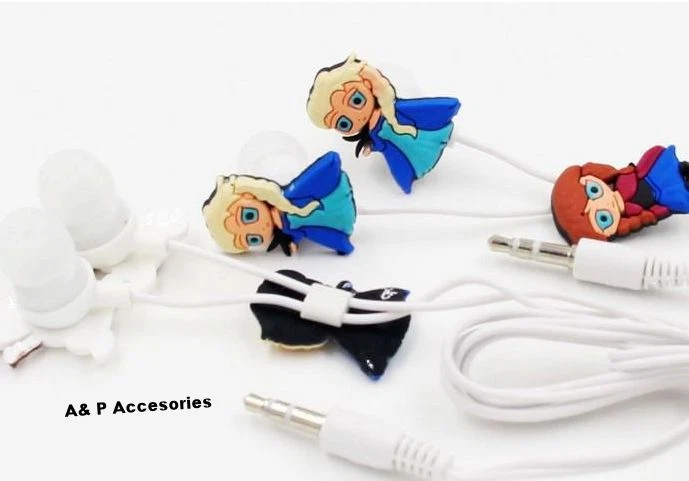 Disney Frozen Auriculares Paquete de 3 Anna Elsa Olaf Portátil 3.5mm Tabletas Teléfonos Mp3s Foto 3 de 4