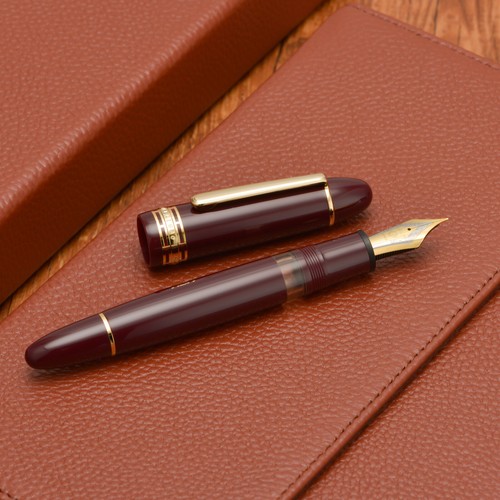Wingsung (Junlai) 630 Piston Fountain Pen, #8 Iridium Fine Nib Resin Writing Pen - Picture 14 of 18